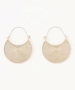 自由区 / ジユウク ネックレス・ペンダント・チョーカー | 【SHIHOさん着用・大ぶり】スワール ピアス