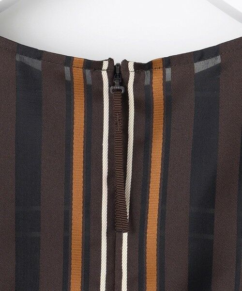 自由区 / ジユウク シャツ・ブラウス | 【カタログ掲載・セットアップ対応】マルチストライプジャカードノースリーブ ブラウス | 詳細11