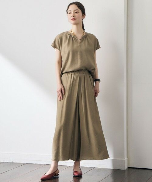 自由区 / ジユウク シャツ・ブラウス | 【カタログ掲載・人気素材・新型登場・セットアップ対応】エアリーツイルプルオーバー ブラウス | 詳細9