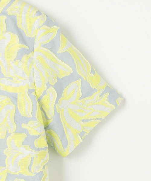 自由区 / ジユウク シャツ・ブラウス | リーフモチーフカットジャガード ブラウス | 詳細4