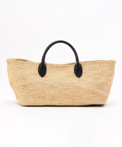 自由区 / ジユウク トートバッグ | 【SHIHOさん着用・可変デザイン・季節を彩る素材】ワイドライフィア トートバッグ