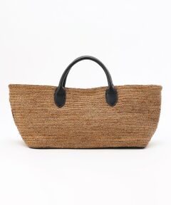 自由区 / ジユウク トートバッグ | 【SHIHOさん着用・可変デザイン・季節を彩る素材】ワイドライフィア トートバッグ