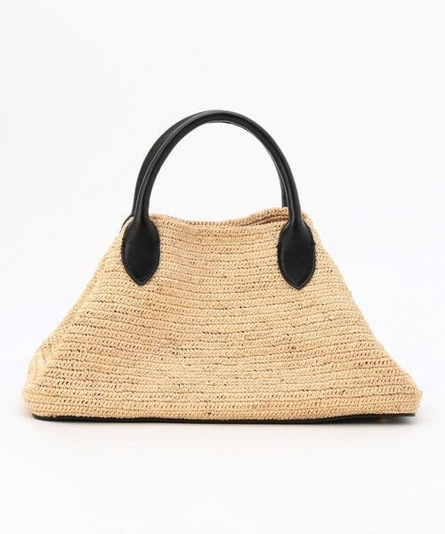 自由区 / ジユウク トートバッグ | 【SHIHOさん着用・可変デザイン・季節を彩る素材】ワイドライフィア トートバッグ | 詳細6