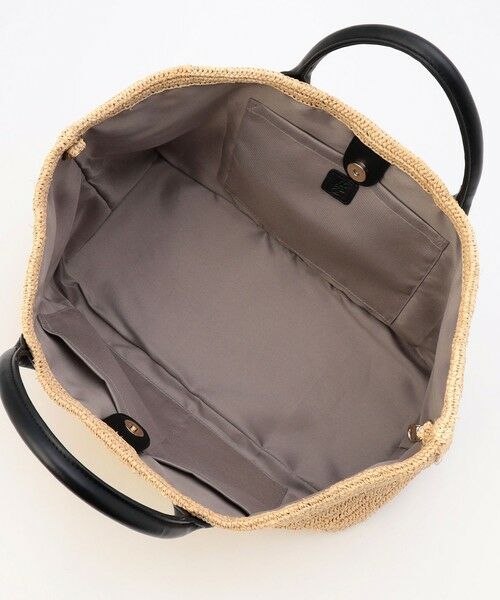 自由区 / ジユウク トートバッグ | 【SHIHOさん着用・可変デザイン・季節を彩る素材】ワイドライフィア トートバッグ | 詳細12