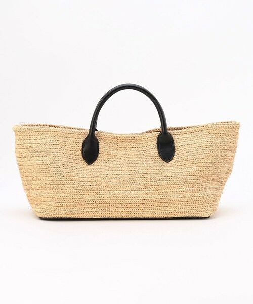 自由区 / ジユウク トートバッグ | 【SHIHOさん着用・可変デザイン・季節を彩る素材】ワイドライフィア トートバッグ | 詳細14