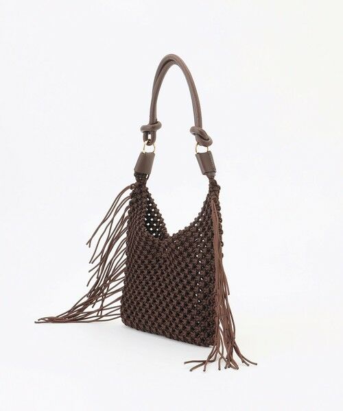 自由区 / ジユウク ショルダーバッグ | 【SHIHOさん着用・2WAY仕様・ポーチ付き】クロッシェフリンジ バッグ | 詳細13