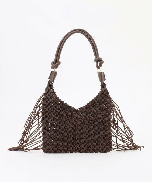 自由区 / ジユウク ショルダーバッグ | 【SHIHOさん着用・2WAY仕様・ポーチ付き】クロッシェフリンジ バッグ | 詳細14