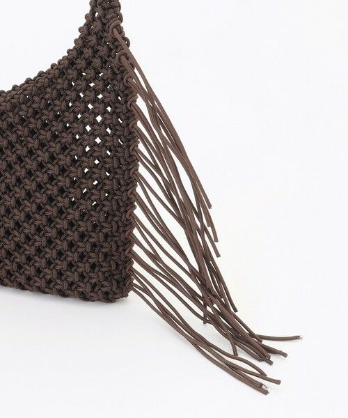自由区 / ジユウク ショルダーバッグ | 【SHIHOさん着用・2WAY仕様・ポーチ付き】クロッシェフリンジ バッグ | 詳細16
