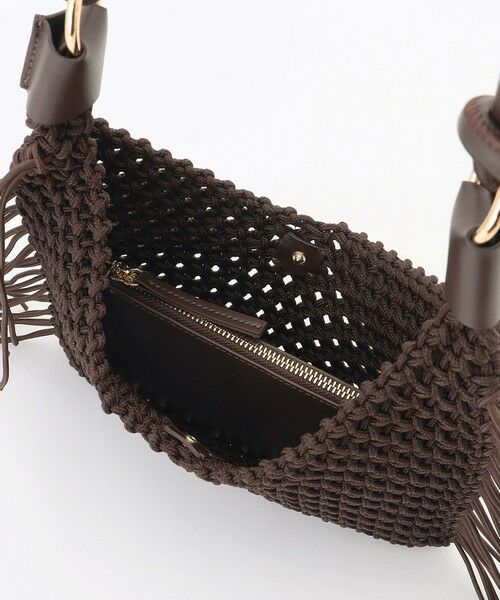 自由区 / ジユウク ショルダーバッグ | 【SHIHOさん着用・2WAY仕様・ポーチ付き】クロッシェフリンジ バッグ | 詳細17