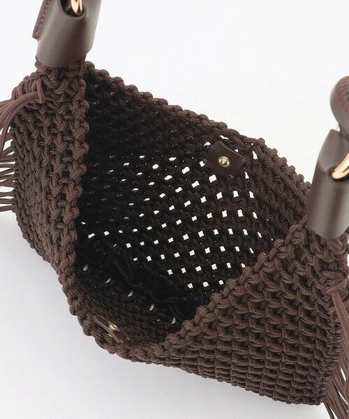 自由区 / ジユウク ショルダーバッグ | 【SHIHOさん着用・2WAY仕様・ポーチ付き】クロッシェフリンジ バッグ | 詳細18