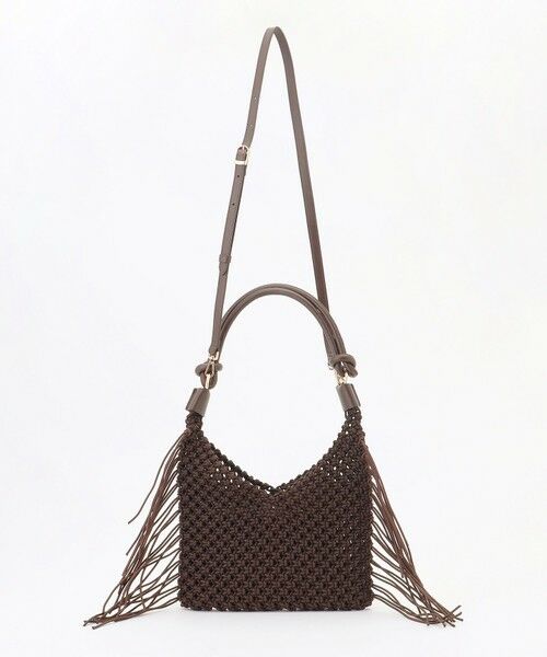 自由区 / ジユウク ショルダーバッグ | 【SHIHOさん着用・2WAY仕様・ポーチ付き】クロッシェフリンジ バッグ | 詳細20
