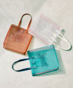 自由区 / ジユウク トートバッグ | 【カタログ掲載・コラボ・A4サイズ収納可】ホースメッシュトート バッグ