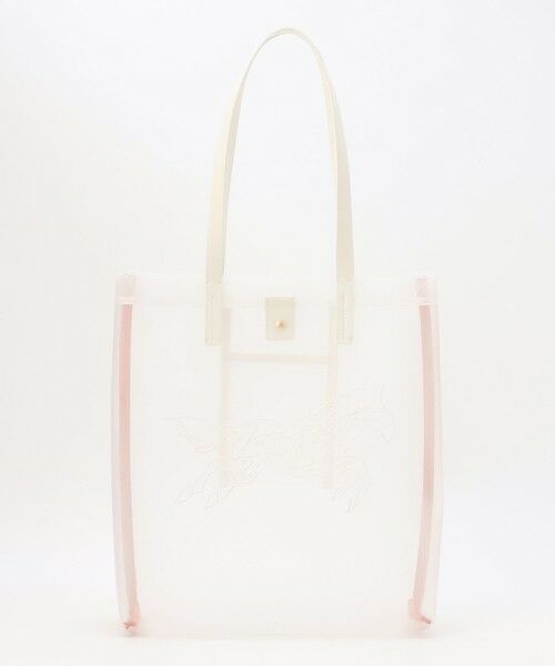 自由区 / ジユウク トートバッグ | 【カタログ掲載・コラボ・A4サイズ収納可】ホースメッシュトート バッグ（シロ）