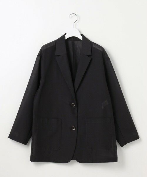 自由区 / ジユウク テーラードジャケット | 【カタログ掲載・軽やか】シアーボイルテーラード ジャケット | 詳細14