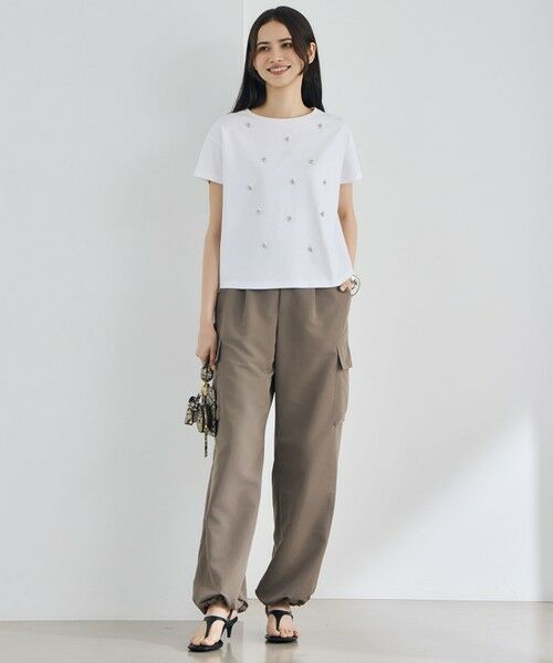 自由区 / ジユウク カットソー | ビジュー Tシャツ | 詳細1