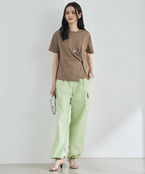 自由区 / ジユウク カットソー | ツイストディテール Tシャツ | 詳細11