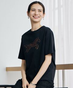 自由区 / ジユウク カットソー | 【カタログ掲載】ホースモチーフロゴ Tシャツ