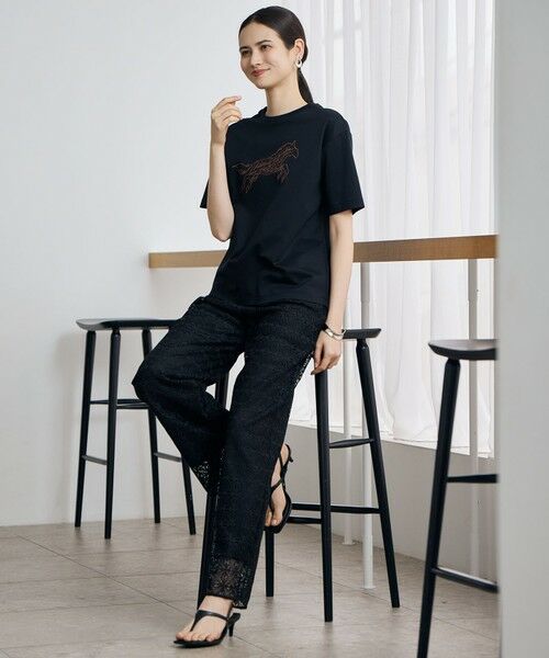 自由区 / ジユウク カットソー | 【カタログ掲載】ホースモチーフロゴ Tシャツ | 詳細6