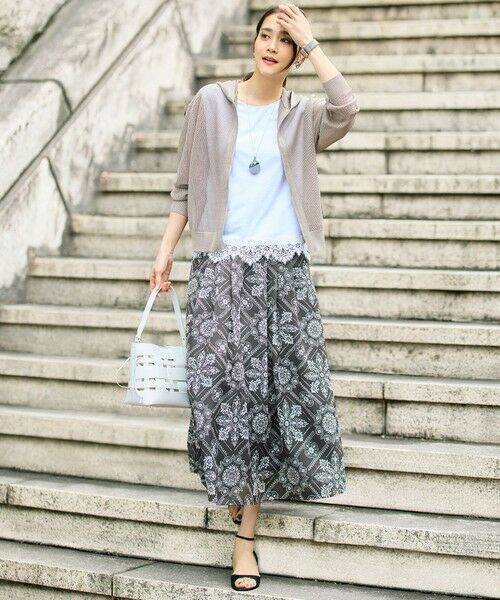 自由区 / ジユウク タンクトップ | 【累計3000枚突破の名品がアップデート・着回し力抜群】レース タンクトップ | 詳細1