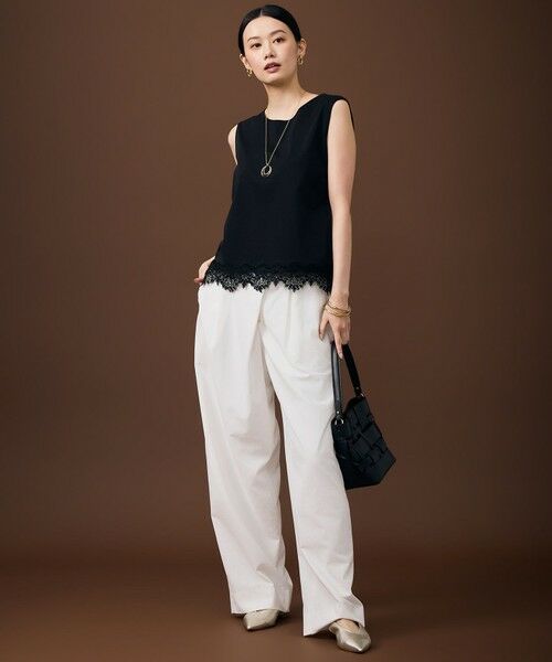 自由区 / ジユウク タンクトップ | 【累計3000枚突破の名品がアップデート・着回し力抜群】レース タンクトップ | 詳細5