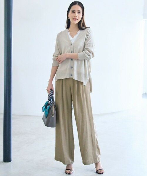 自由区 / ジユウク カーディガン・ボレロ | ドライシアーファインゲージ カーディガン | 詳細1