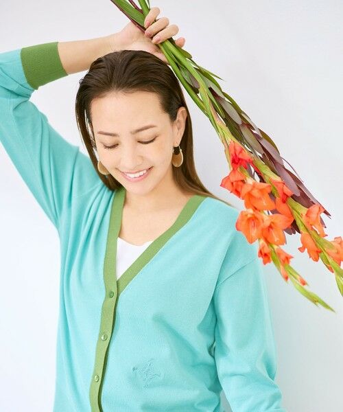 自由区 / ジユウク カーディガン・ボレロ | 【カタログ掲載】カラーブロック カーディガン | 詳細2