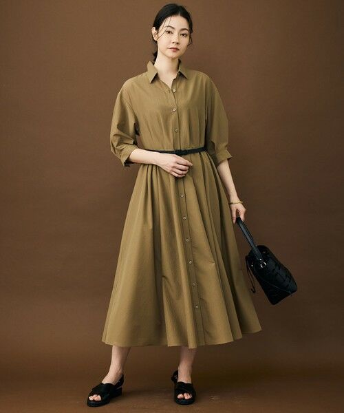 自由区 / ジユウク ミニ丈・ひざ丈ワンピース | 【カタログ掲載】シアーボイルシャツ ワンピース | 詳細2