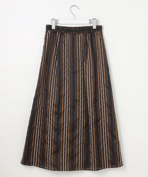 自由区 / ジユウク ミニ・ひざ丈スカート | 【カタログ掲載・セットアップ対応】マルチストライプジャカード スカート | 詳細13