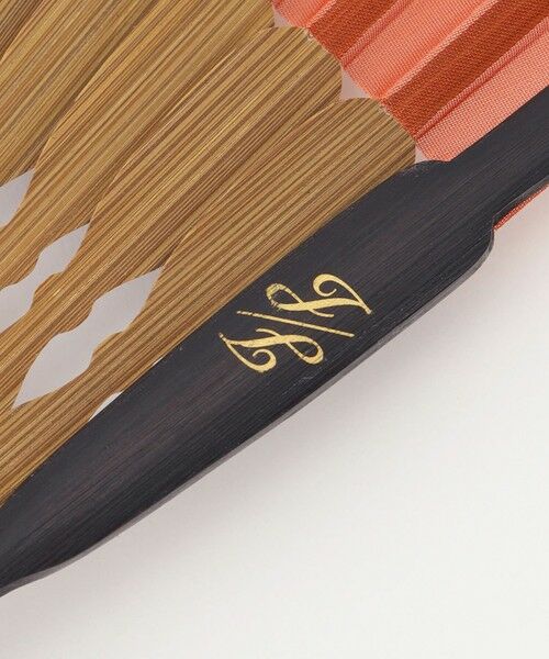 自由区 / ジユウク その他小物 | カラーブロック 扇子 | 詳細2