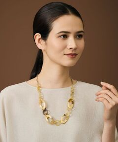 自由区 / ジユウク ネックレス・ペンダント・チョーカー | 【SHIHOさん着用】ウォーターバッファローチェーンネックレス