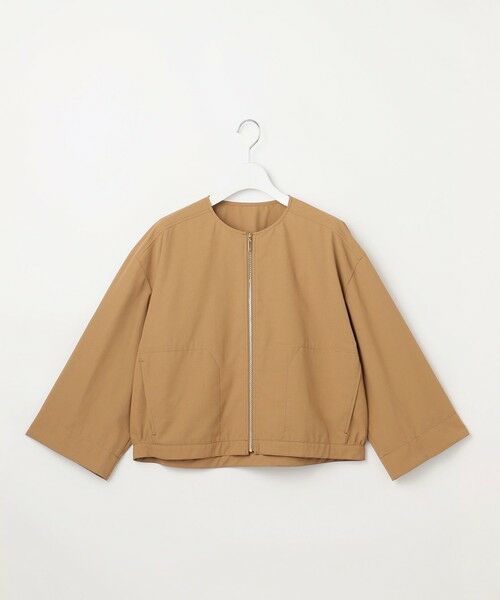 自由区 / ジユウク ブルゾン | 【SHIHOさん着用】ファンクショナルブロードノーカラー ブルゾン | 詳細7