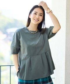 自由区 / ジユウク カットソー | 【一部店舗＆WEB限定】ペプラム Tシャツ
