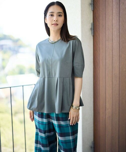 自由区 / ジユウク カットソー | 【一部店舗&WEB限定】ペプラム Tシャツ | 詳細9