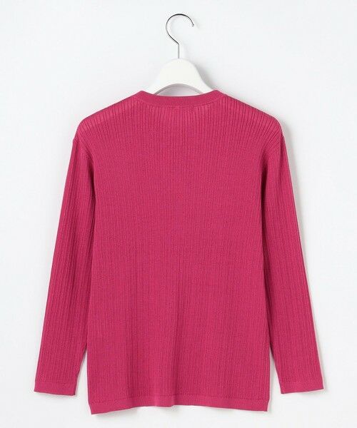自由区 / ジユウク カーディガン・ボレロ | 【アンサンブル対応】ハイツイストコットンアセテートリブ カーディガン | 詳細10