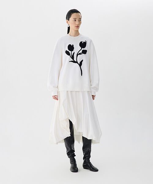 JNBY / ジェーエヌビーワイ スウェット | 3D Floral Sweatshirt / フローラルスウェットシャツ | 詳細3