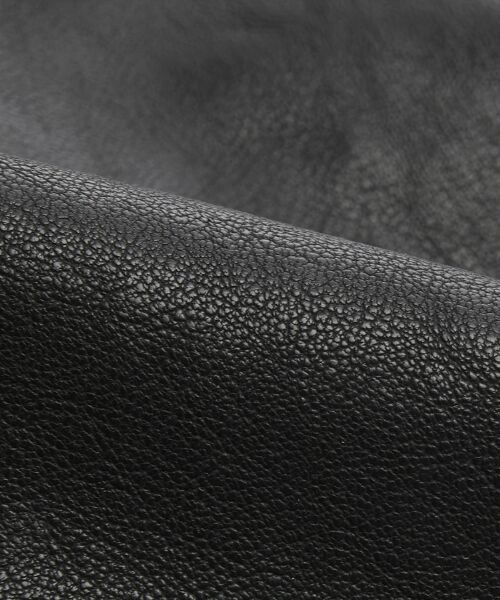JNBY / ジェーエヌビーワイ ミニ丈・ひざ丈ワンピース | Faux Leather Shirt Dress /レザーシャツドレス | 詳細9