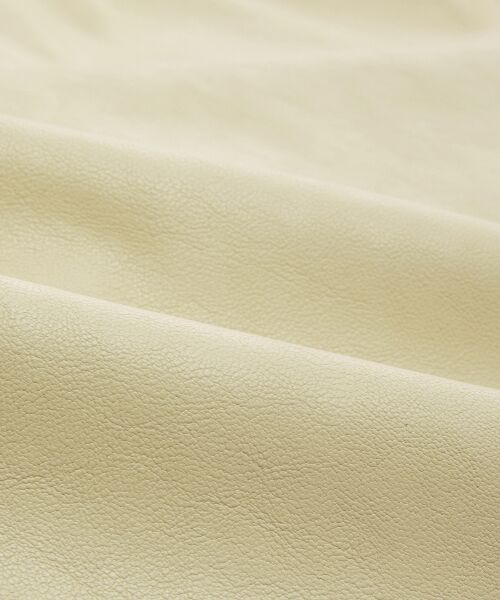 JNBY / ジェーエヌビーワイ ミニ丈・ひざ丈ワンピース | Faux Leather Shirt Dress /レザーシャツドレス | 詳細25