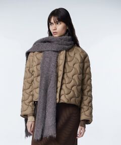 JNBY / ジェーエヌビーワイ ダウンジャケット・ベスト | Wavy Diamond-quilted Reversible Jacket / リバーシブルダウンジャケット