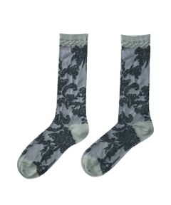 JNBY / ジェーエヌビーワイ ソックス | Botanical-jacquard Stretch-cotton Socks  / ボタニカルジャカードコットンソックス