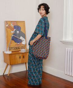 JNBY / ジェーエヌビーワイ ショルダーバッグ | HOME Colorful Geometric Knit Bag / カラフルニットバッグ
