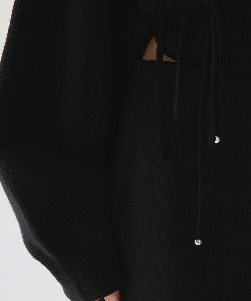 JNBY / ジェーエヌビーワイ ミニ・ひざ丈スカート | Elegant Ribbed Knit Pencil Skirt / リブニットスカート | 詳細6