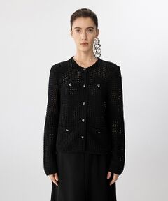 JNBY(ジェイエヌビーワイ) レディース トップス カーディガン・ボレロ Spray-printed Chenille Cardigan / カーディガン（カーディガン