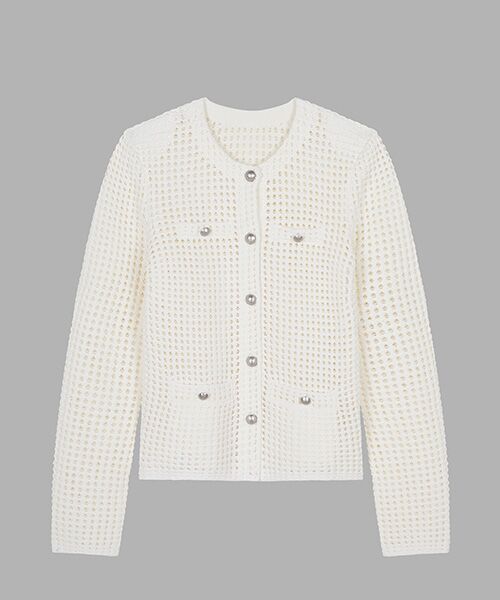 JNBY / ジェーエヌビーワイ カーディガン・ボレロ | Timeless Structure Knit Jacket / ニットジャケット | 詳細7