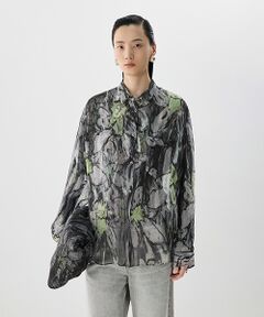 BRAZIL SILK SHIRTS LONG SLEEVE｜NEUTRAL GRAY – Cornier