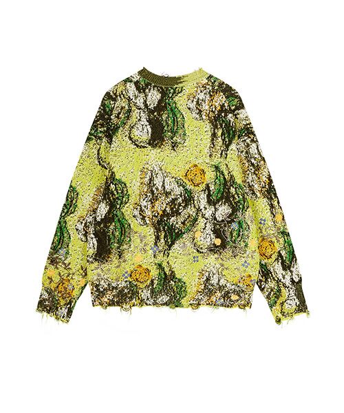 JNBY / ジェーエヌビーワイ ニット・セーター | Distressed Floral Sweater / フローラルセーター / ニット | 詳細8