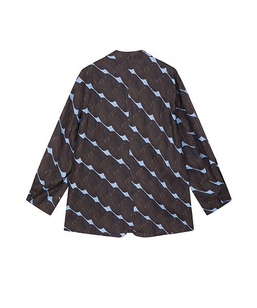 JNBY / ジェーエヌビーワイ テーラードジャケット | Urban Graphic Linen Jacket / リネンジャケット | 詳細17