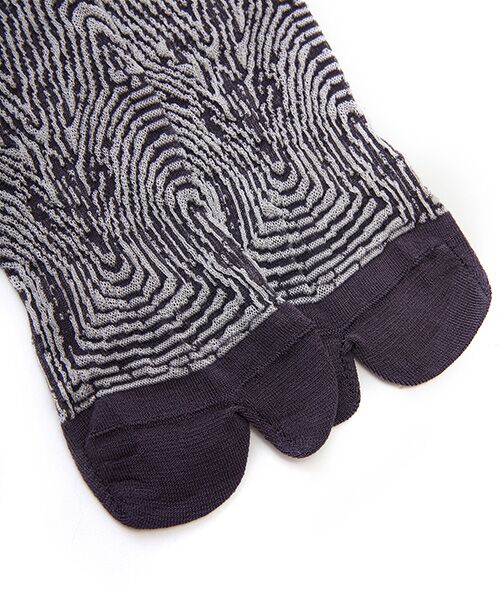 JNBY / ジェーエヌビーワイ ソックス | Linear Texture Tabi Socks / 足袋ソックス | 詳細5