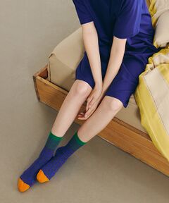 JNBY / ジェーエヌビーワイ ソックス | HOME Pop Plaid Socks / チェック柄ソックス