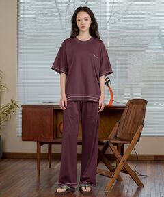 JNBY / ジェーエヌビーワイ ルームウェア | HOME Basic Cotton Relaxed-leg Trousers / リラックスパンツ