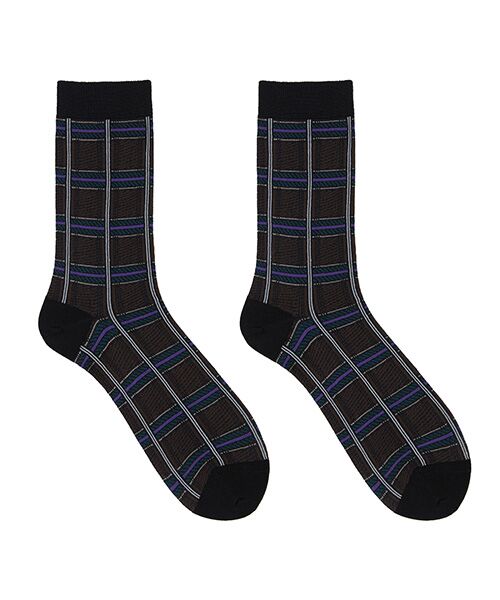 JNBY / ジェーエヌビーワイ ソックス | Tartan Nylon Socks / タータンナイロンソックス | 詳細1